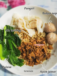 Foto resep Bakmi Ayam Jamur Bakso Pangsit (madebyircia)