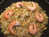 Arroz basmati con bacalao