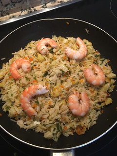 Una foto de Arroz basmati con bacalao