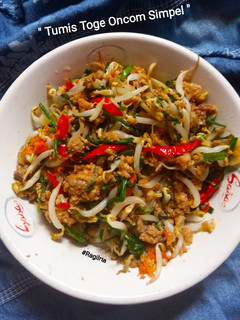 Foto resep Tumis Toge Oncom Simpel