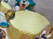 Una foto de torta de malvaviscos