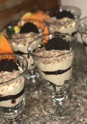 صورة لوصفة حلى كاسات الاوريو