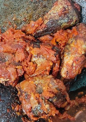 Foto resep Ikan momar balado pete