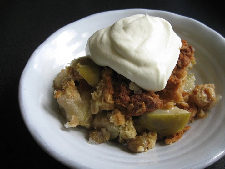 Recipe ANZAC Apple Crumbles which Delicious