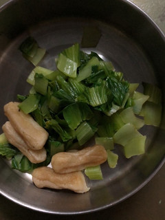 甜不辣炒青江菜 的食譜成品照片
