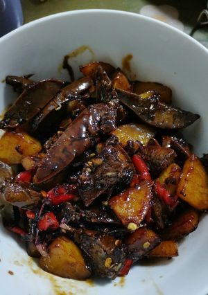 Foto resep Kentang Hati Masak Kecap