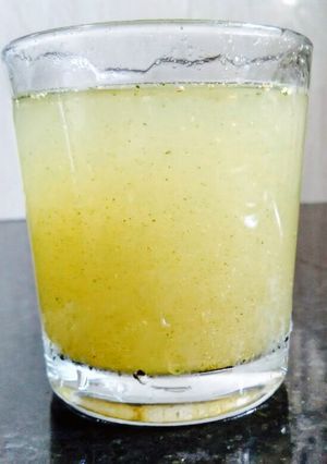 A picture of Fennel and Coriander Sarbat.
