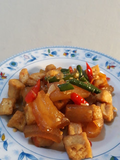 Foto resep Oseng - Oseng kikil, tahu, dan kacang panjang
