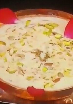 A picture of Panneer Gulkand Kheer.