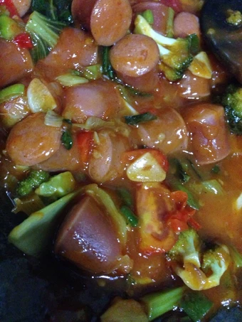Langkah Gampang Membuat Resep Cah Pokcoi feat Sosis Sapi Anti Ribet, Sempurna