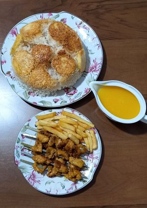 عکسی از دستور 🌼کباب سیخی مرغ با سس پرتقال