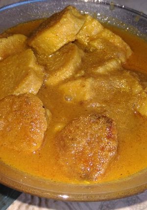 A picture of Gatte ki subji.