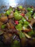 132. Oseng cingur tomat ijo