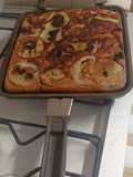 Torta invertida integral en Flip de Essen, sin huevo