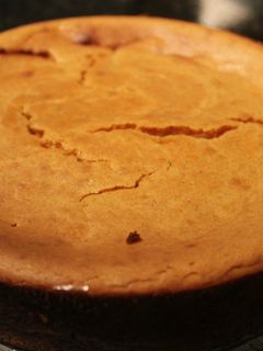 A picture of Pumpkin Cheese Cake.