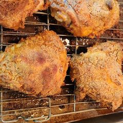 A picture of Crispy Un-fried Chicken.