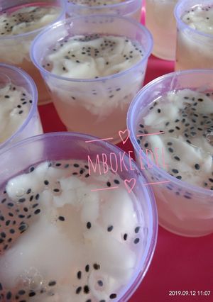 Foto resep Puding kelapa