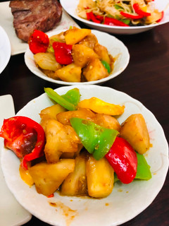 Una foto de Berenjena salteada con miso🇺🇾🇯🇵茄子の鴫焼(しぎやき)