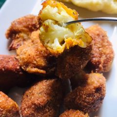 A picture of Deep fried Cauliflower Nuggets.