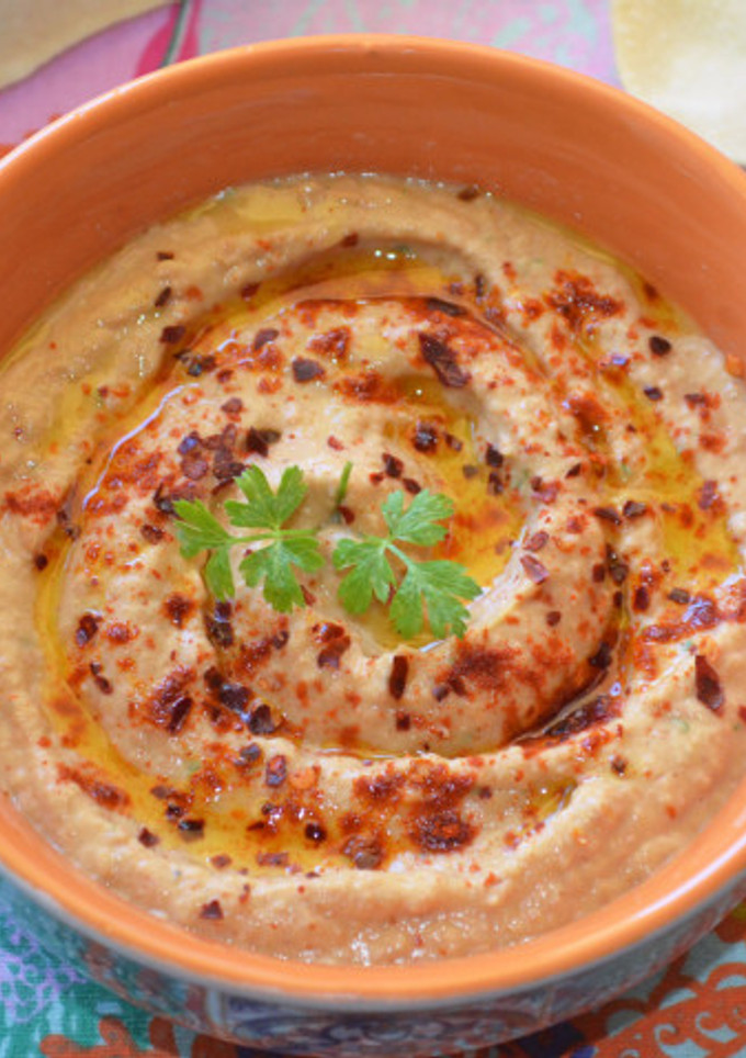 Una foto de Hummus de lentejas