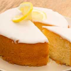 Una foto de Torta de limón deliciosa