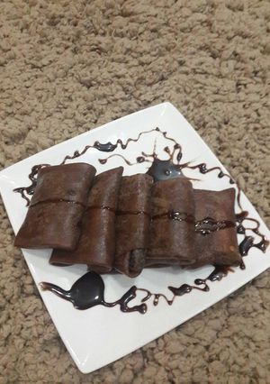 Foto resep Dadar gulung pisang coklat keju