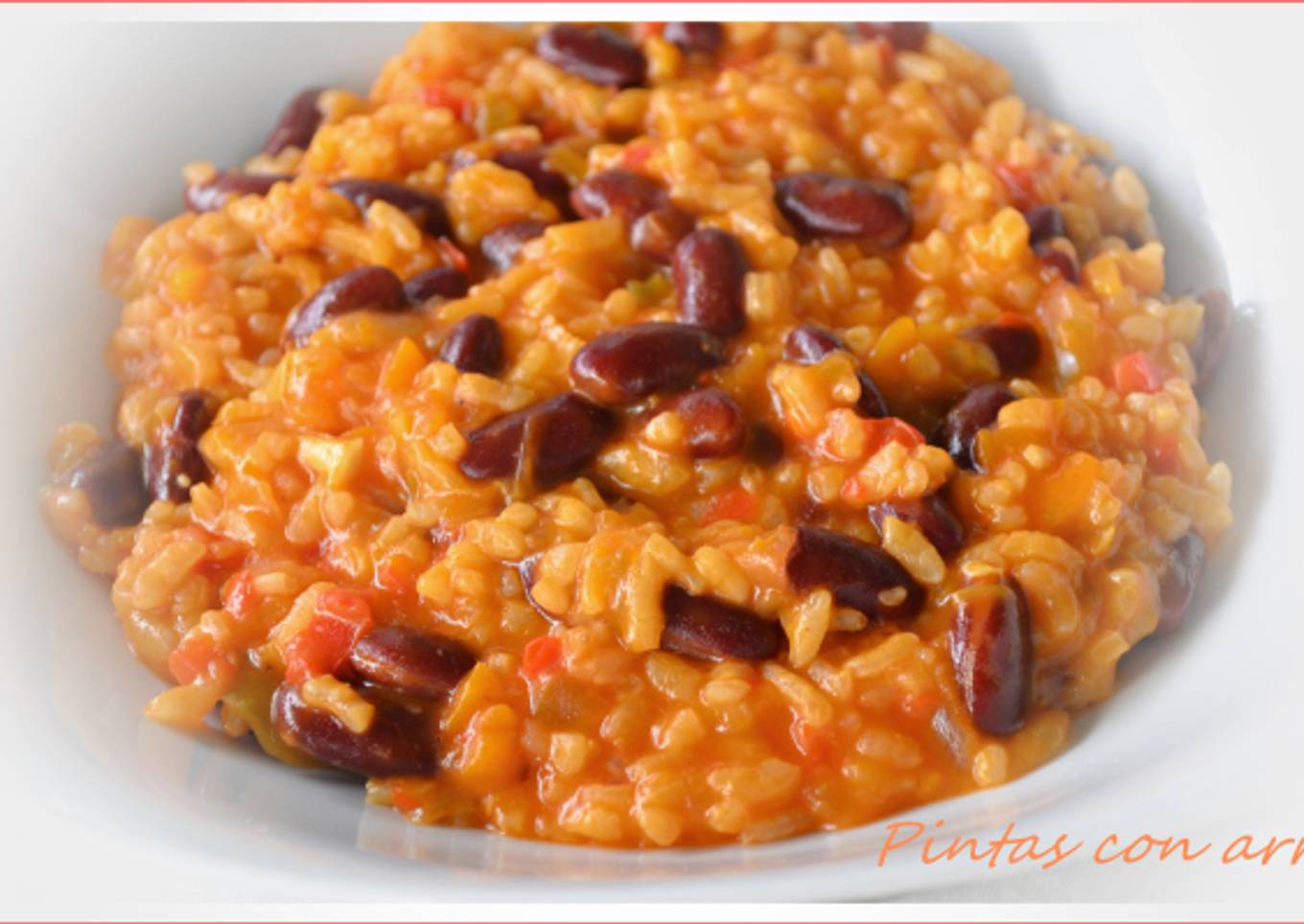 Pintas con arroz. (Thermomix)