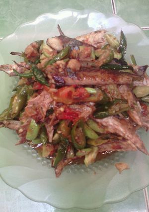 Foto resep Pindang salem tumis pete