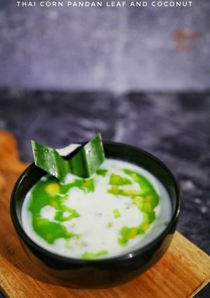 Foto resep Dessert Jagung Pandan Thailand