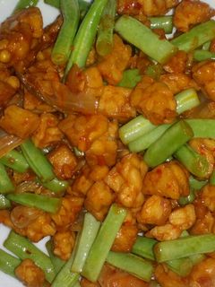 Foto resep Tumis buncis tempe dengan kimchi