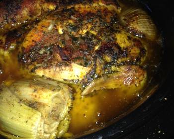 Fast Cooking Methods Whole Garlic Herb Chicken Delicious Steady