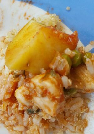 Una foto de Pollo con quinoa