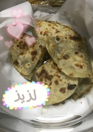 صورة لوصفة قراميش بالزعتر والجبن الانجليزي