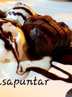 Una foto de Buñuelos de chocolate