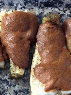 Una foto de Bacalao gratinado airfryer