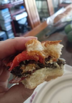 Una foto de Morcillas veganas al pan