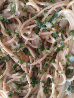 Una foto de Tm5 - Espaguetis Veg a la Carbonara