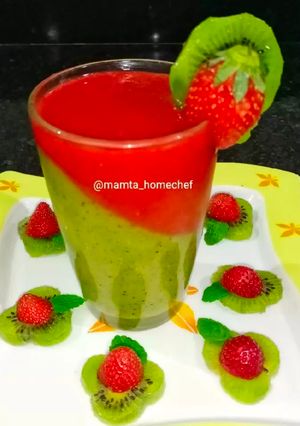 A picture of Strawberry Kiwi Mojito.