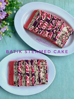 Foto resep Batik Steamed Cake