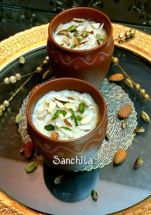 A picture of Kesariya Sheer khurma.