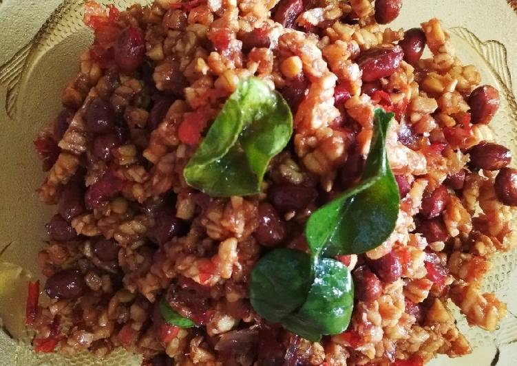 Resep masakan Kering tempe-kacang (tanpa kecap) | Cara Masak Kering tempe-kacang (tanpa kecap) Yang Enak dan Simpel