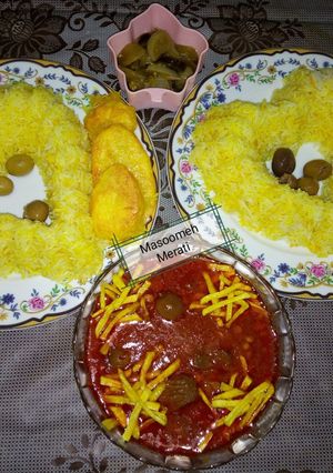 عکسی از دستور 🍲🍲خورشت قیمه خیلی خوشمزه🍲🍲