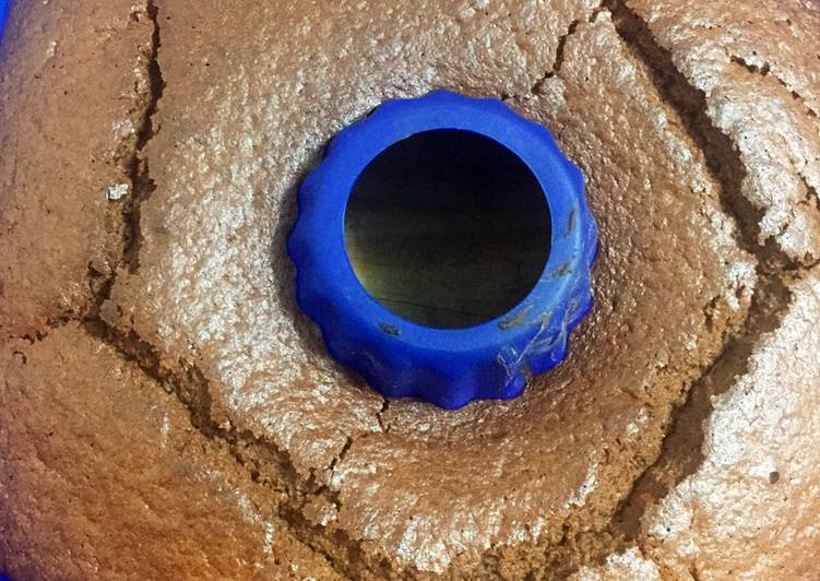 Bizcocho de harina de avena y cacao desgrasado