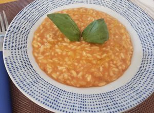 Una foto de Risotto de tomate