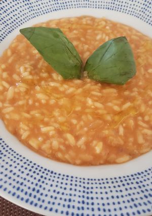 Una foto de Risotto de tomate