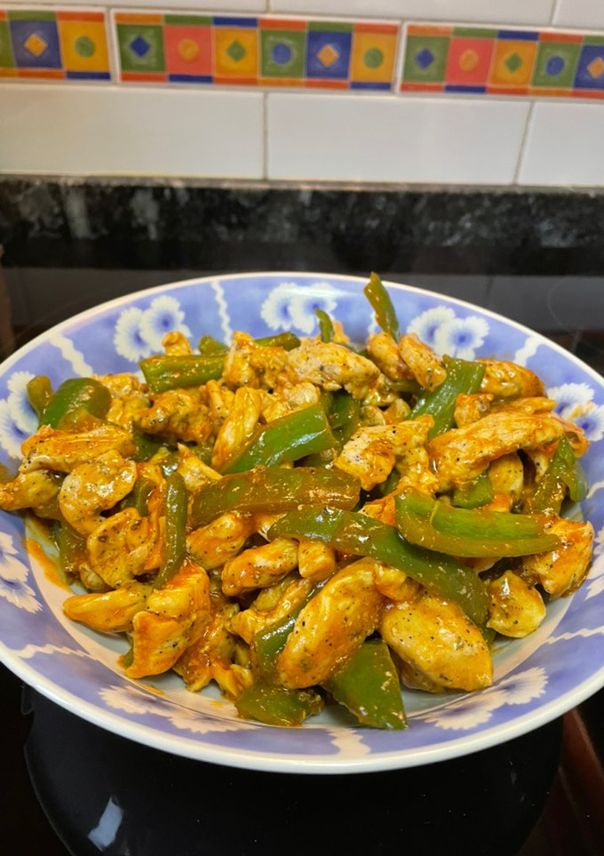 Una foto de Fajitas de pollo