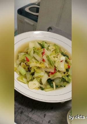 Foto resep Tumis sawi putih