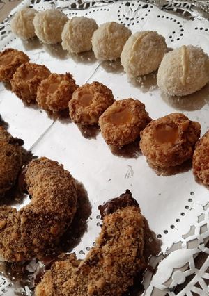 Una foto de Pastas árabes muy ricas y con 1 masa
