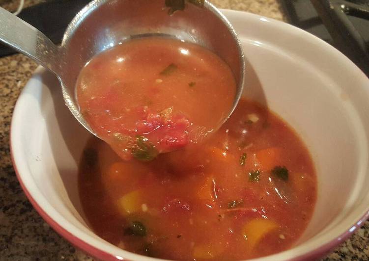 Healthy Recipe of Zero point tortilla soup (WW)