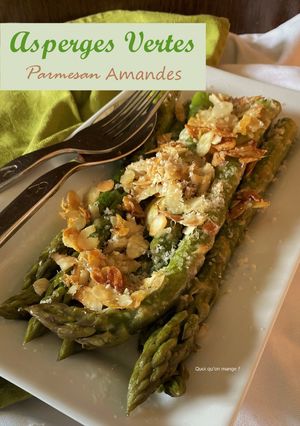 Une photo de Asperges vertes rôties au parmesan